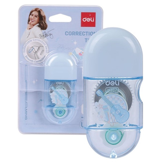 

Tip Ex Kertas Roll Correction Tape DELI H397 ( 6 Meter ) Mini