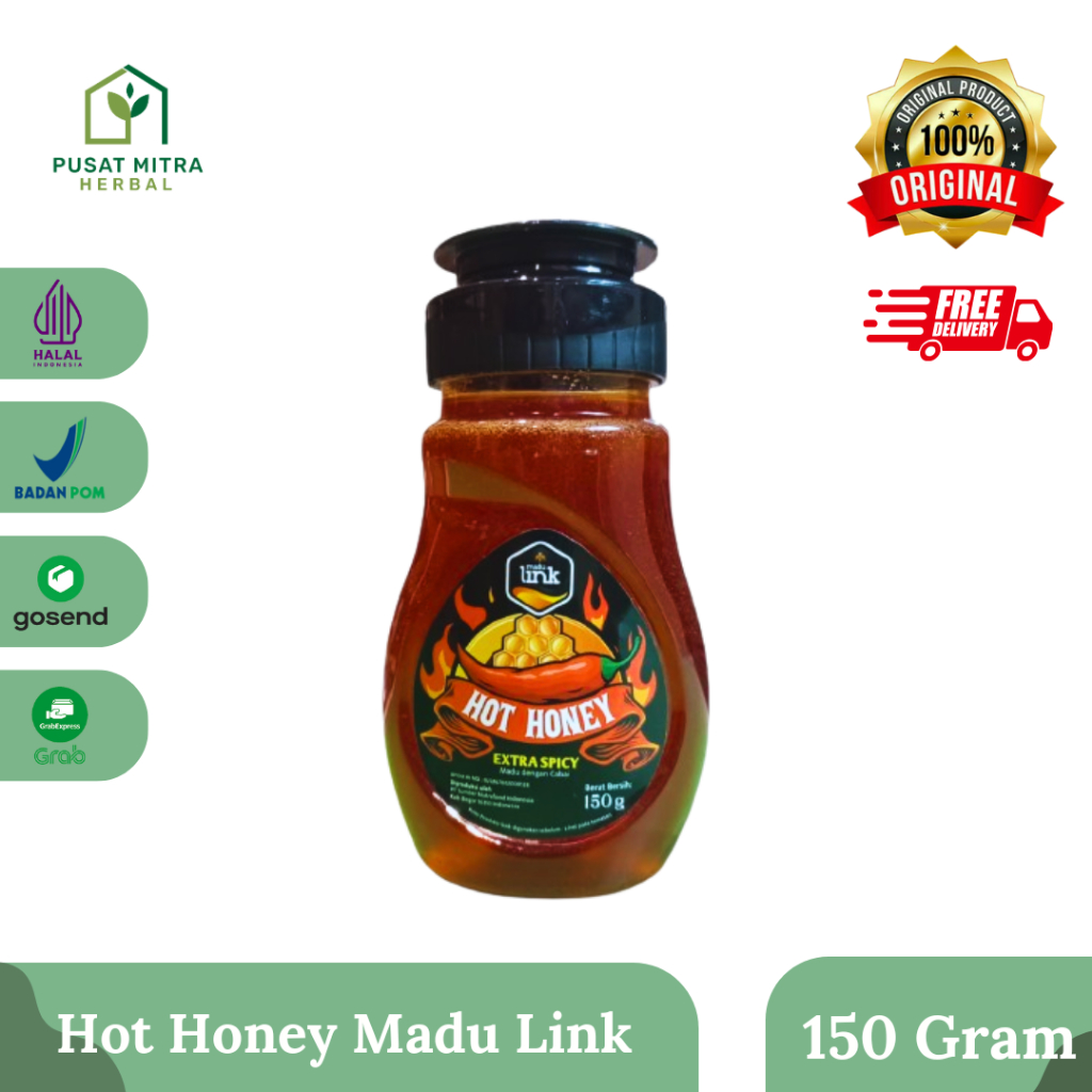 

Hot Honey 150gr - Madu Pedas - Saus Madu