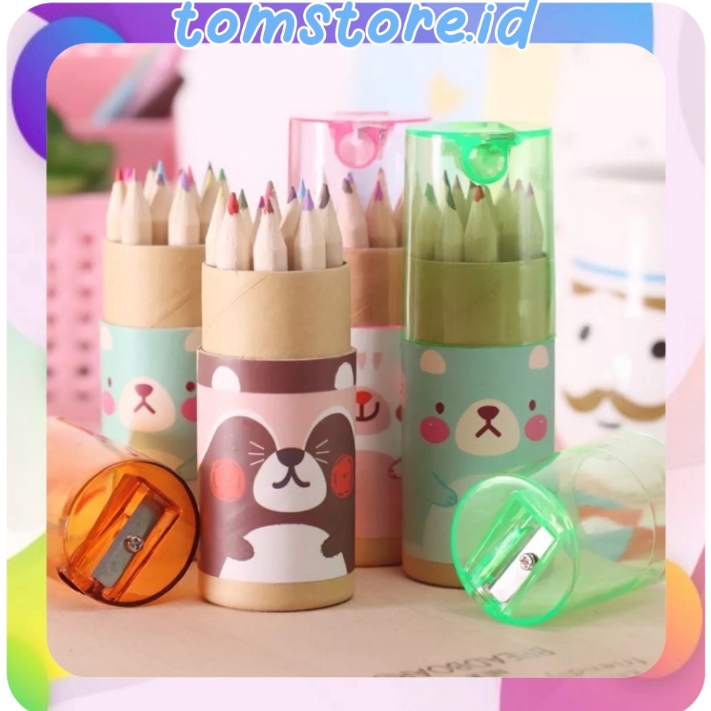 

RAIH DISKON TOMSTOREID Pensil Warna Dan Peraut Pensil Warna Set 12 Warna S12