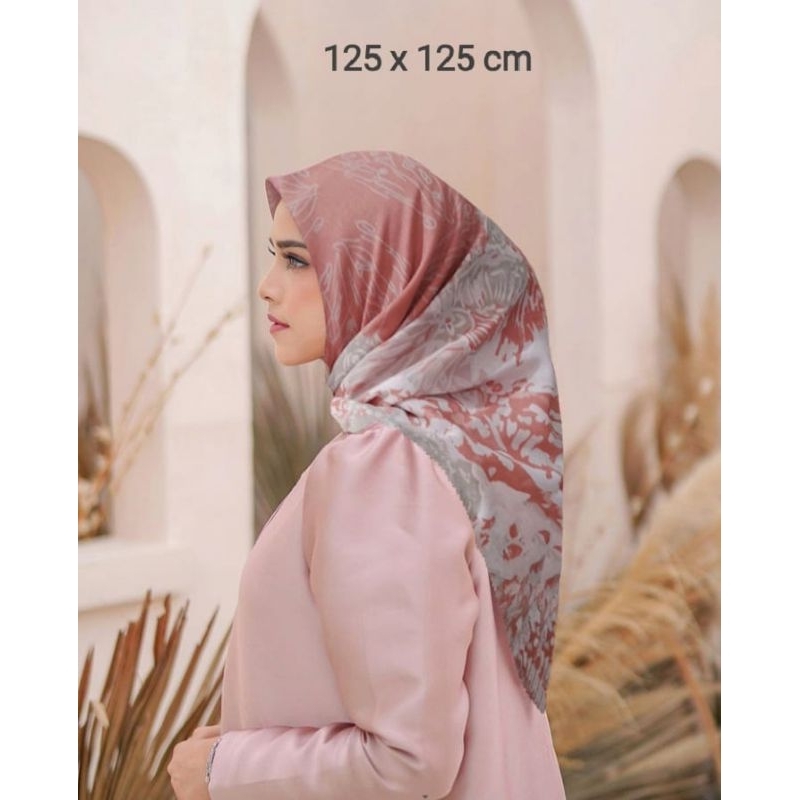 SALE HIJAB/ SYARI JILLA SALEM / COD / KERUDUNG VOAL MOTIF / SEGI EMPAT SYARI / JILBAB TERBARU / LASE