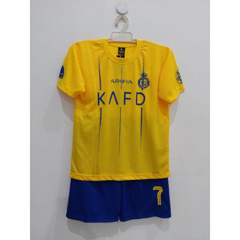 SETELAN BOLA ANAK USIA 1-13 THN BEST SELLER BAJU BOLA ANAK SERAGAM BOLA MURAH MODEL KUNING BIRU TUA