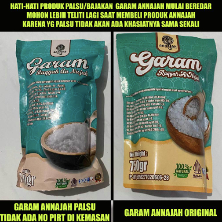

Garam Ruqyah AnNajah original meruqyah/menetralisir rumah,toko dan tempat usaha