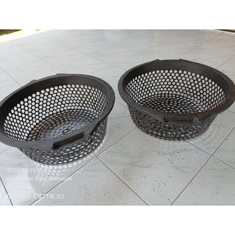 bak sortir ikan. ember sortir lele benih smpai konsumsi