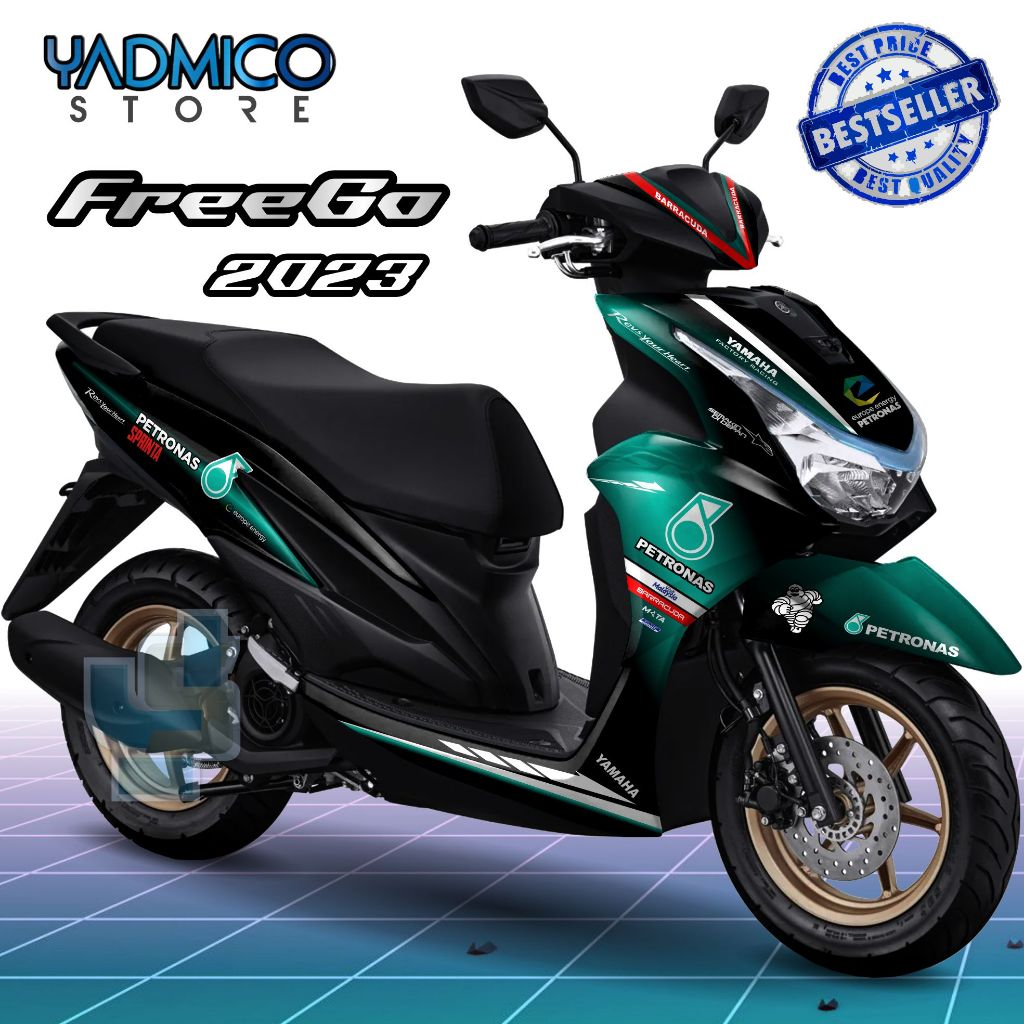 Decal Freego 2023 Full Body - Stiker Motor Yamaha Freego New 2023 Full Body - Dekal Freego New 2023 