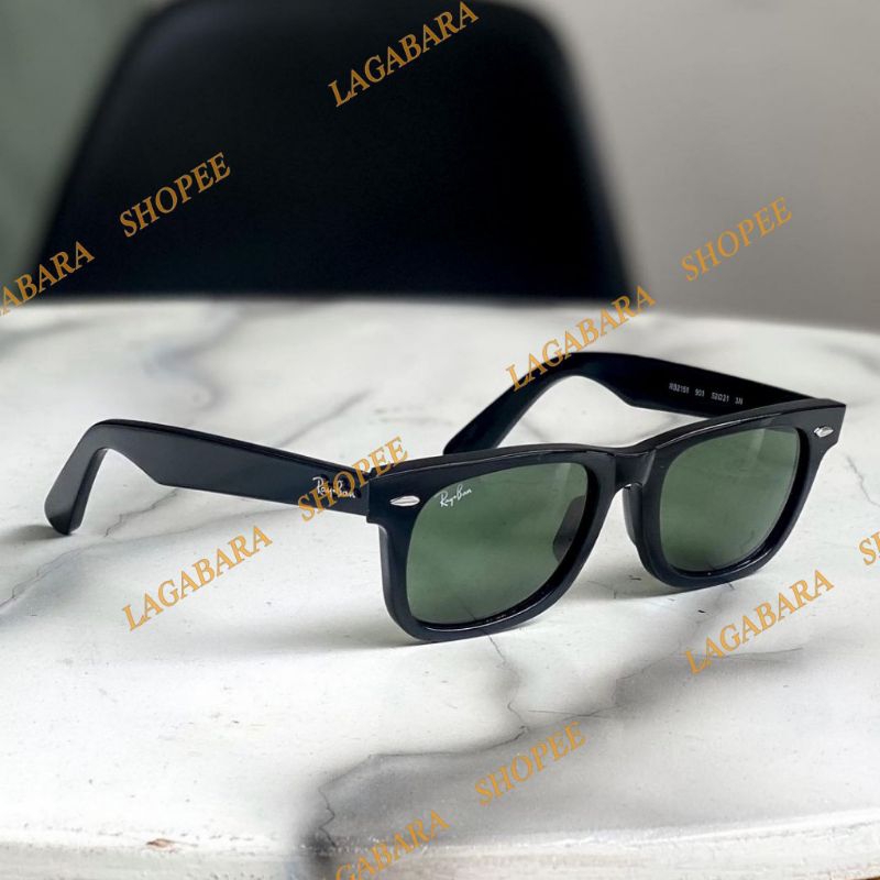 Kacamata Hitam RAYBAN WAYFARER SQUARE 2151 Lensa Kaca