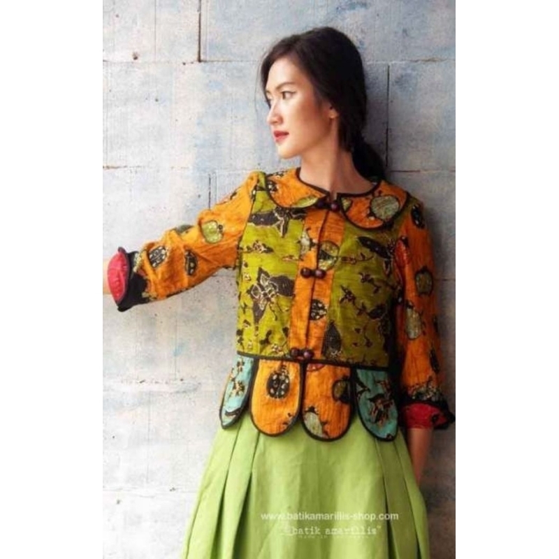 Batik Amarillis ATASAN BATIK TULIS HANDMADE