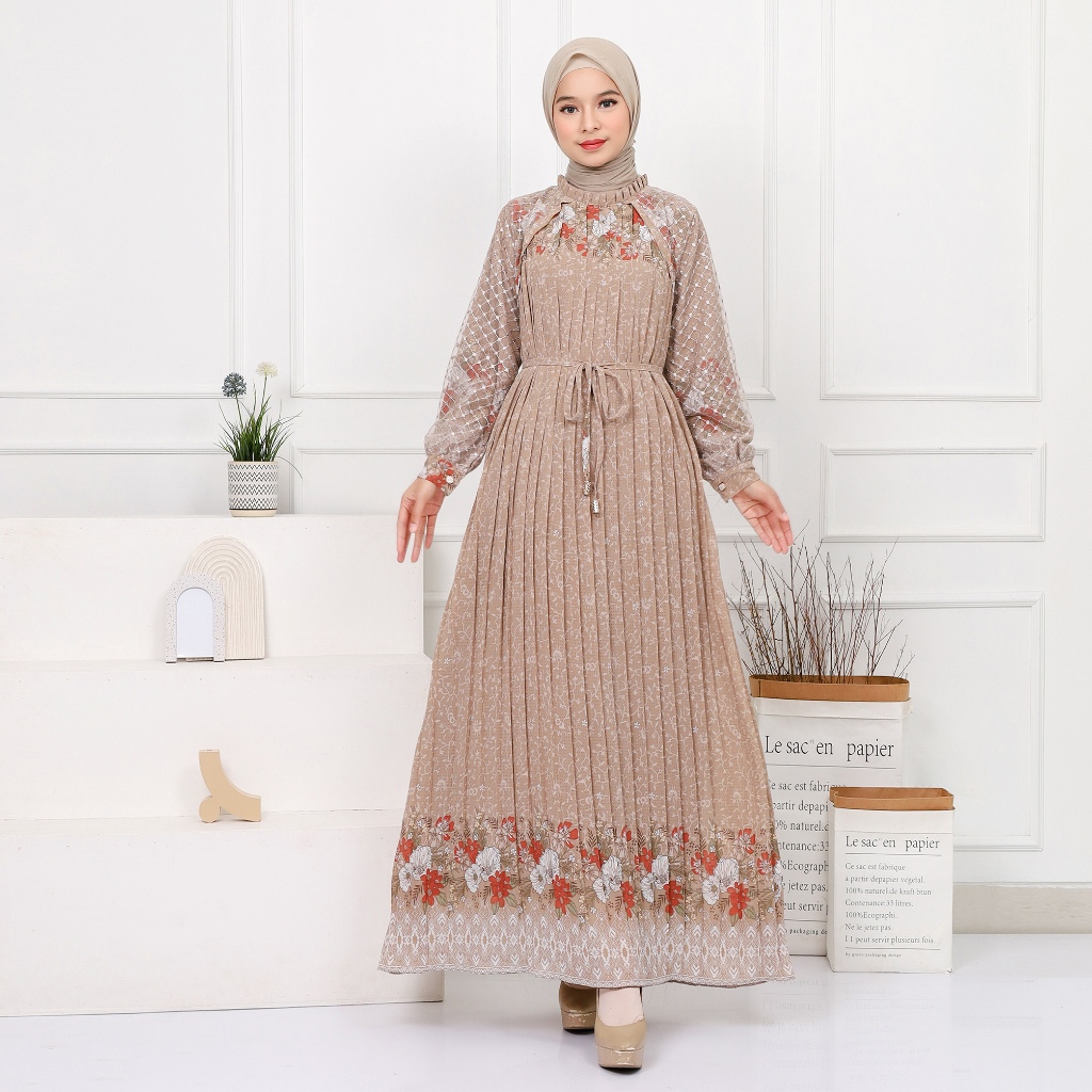 Gamis Maxy Dress Ceruti CRT Eva