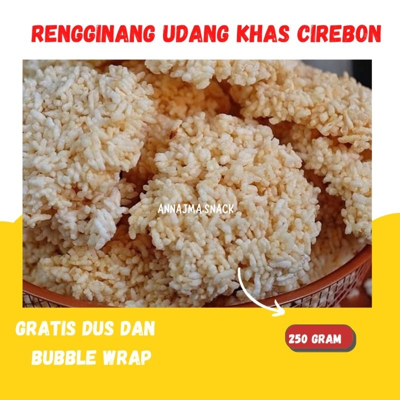 

RENGGINANG UDANG ASLI CIREBON 1 KG