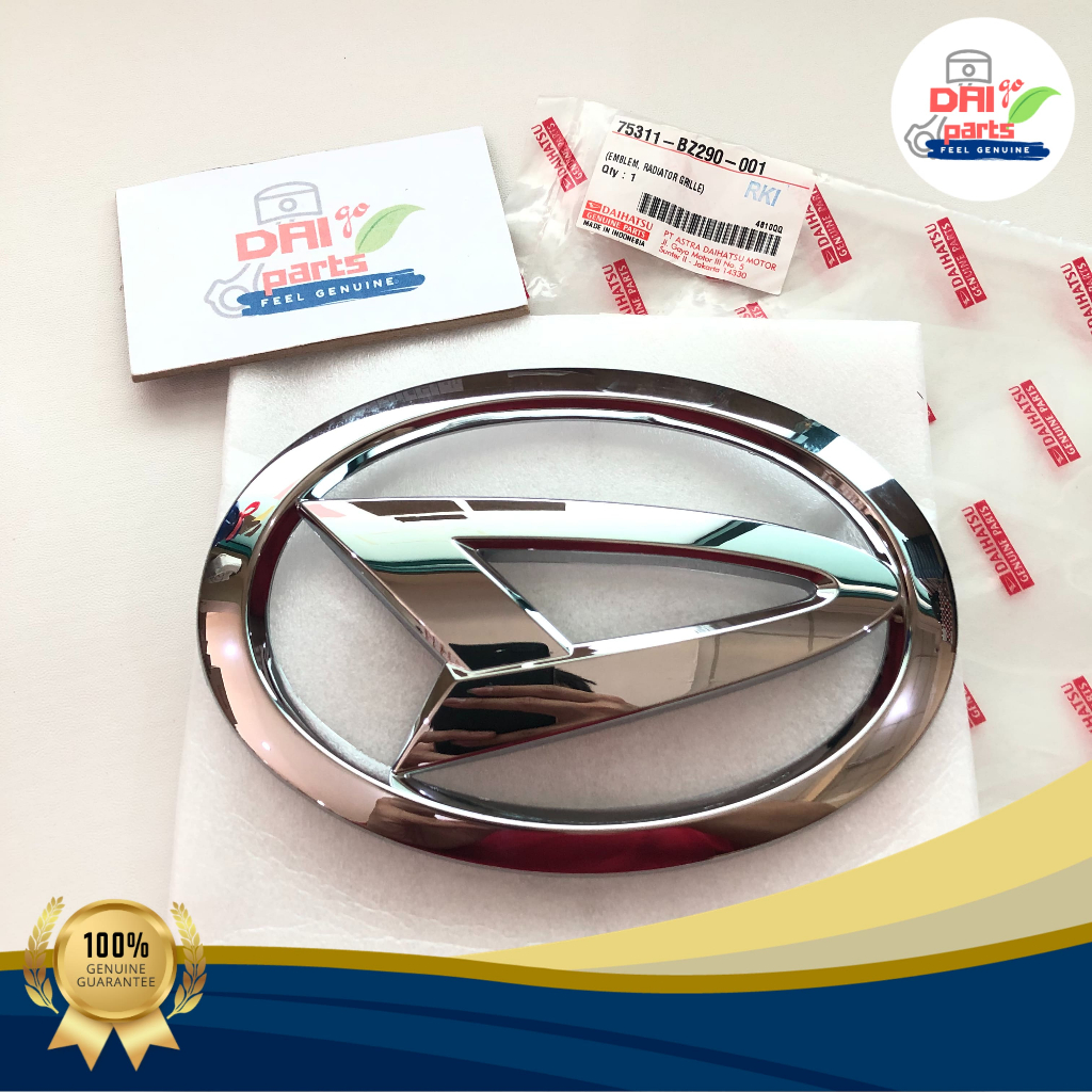Emblem Logo "D" Daihatsu Depan Grill Radiator XENIA TERIOS Original
