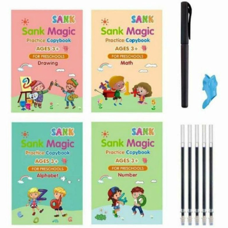 

MURMER Sank Magic Practice Copybook buku belajar menulis anak praktis
