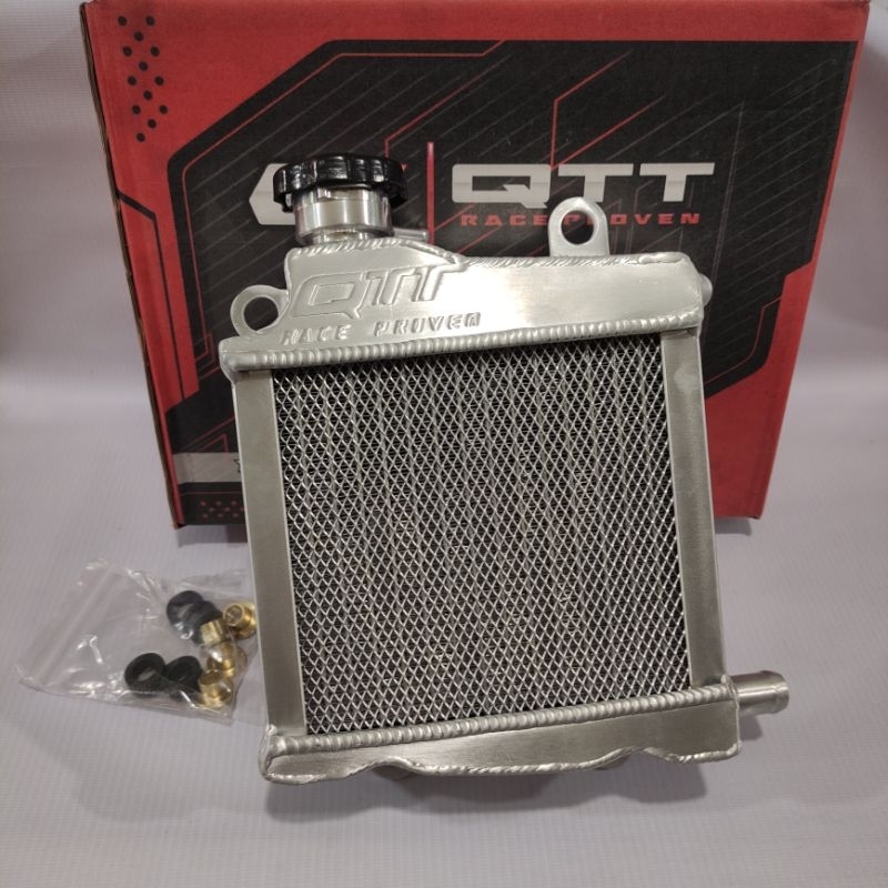 RADIATOR ALMU QTT 2 PLY NMAX OLD NMAX NEW LEXI AEROX OLD AEROX NEW ORIGINAL QTT RACING