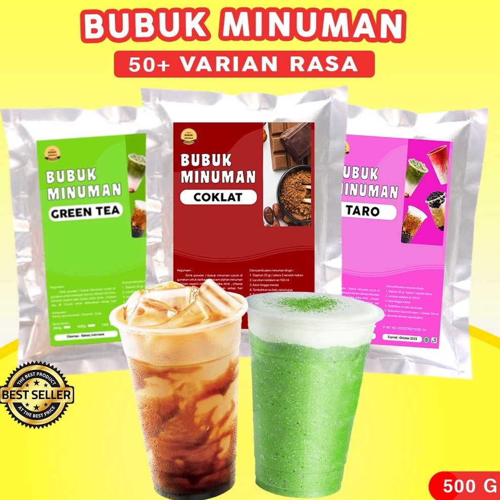 

Terlaris BUBUK MINUMAN RASA BUBUK MINUMAN ANEKA RASA 5G BUBUK MINUMAN KEKINIAN DRINK POWDER 5G