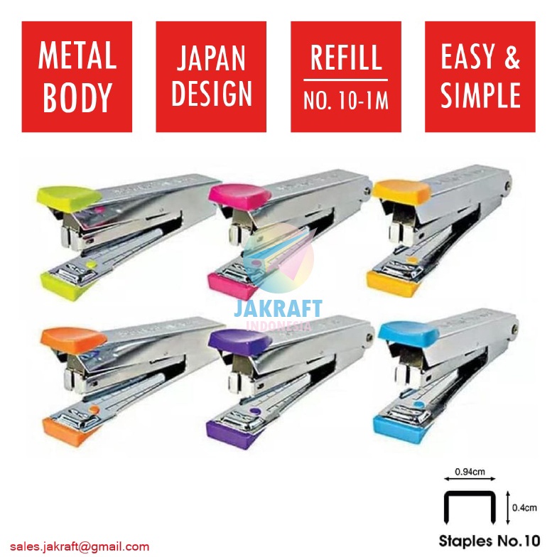 

KUALITAS TERBAIK 1 Pcs Stapler Hekter Standard Murah JOYKO HD1 Refill Isi Staples No1 No11M