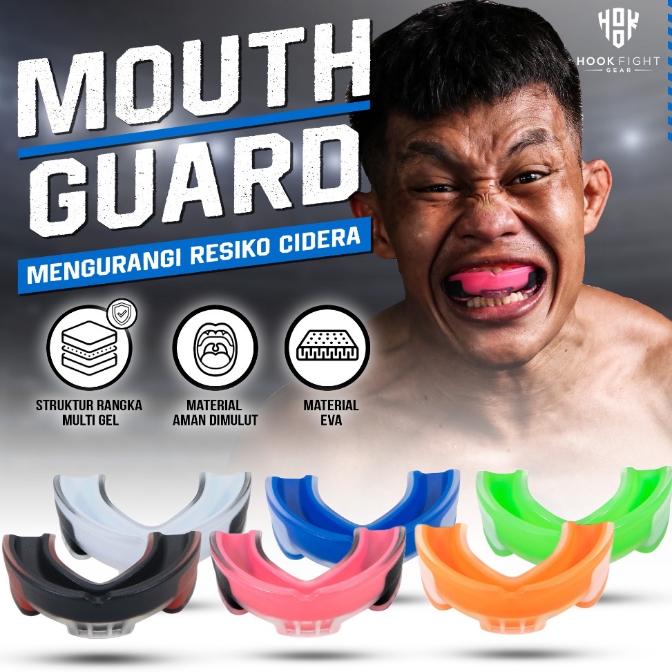 Langsung Beliii Pelindung Gigi Karate Indofight Gumshield Boxing Karate Taekwondo Silat Pelindung Gi