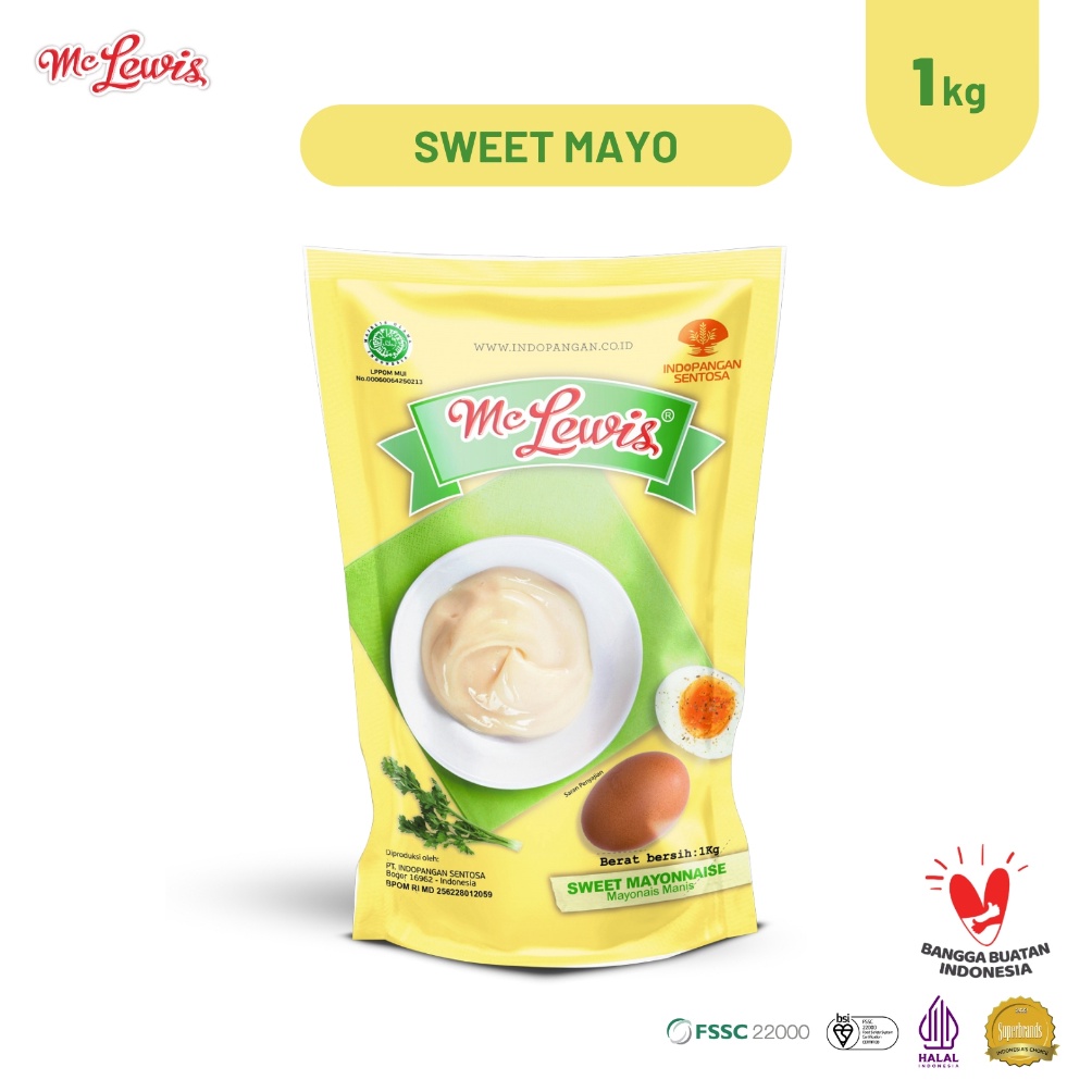 

Termurah Mc Lewis Mayo Sweet 1Kg