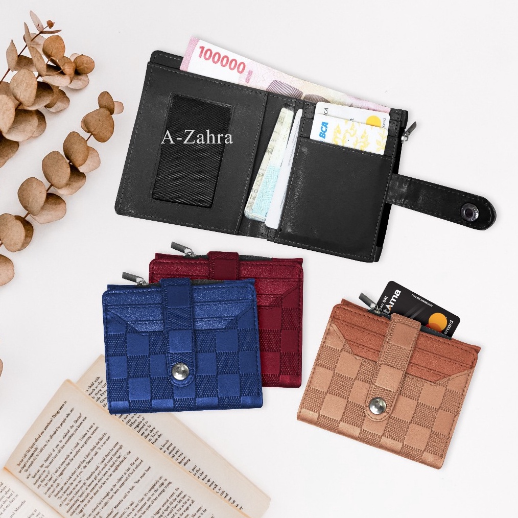SEGERA BELI AZAHRA 8 DOMPET MINI RESLETING LIPAT  DOMPET GINIE KANCING  DOMPET KATUR KOIN UANG