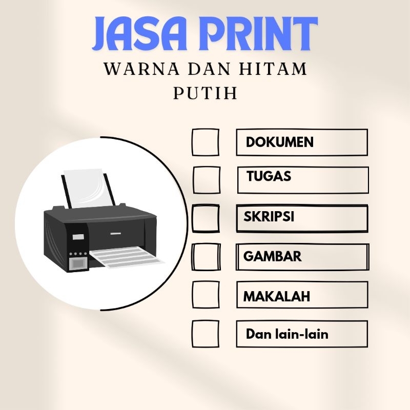 

JASA PRINT MURAH HITAM PUTIH DAN WARNA