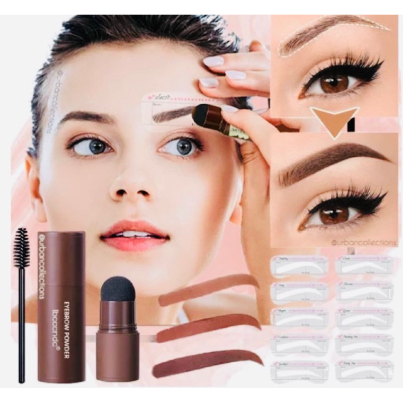 Eyebrow STAMP Viral / 12 model cetakan alis / concealer alis