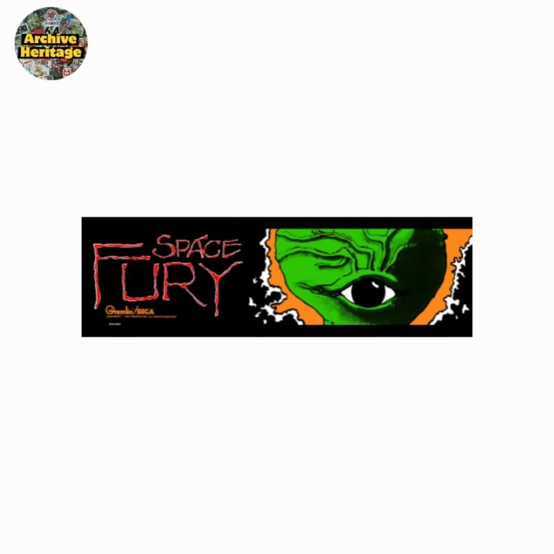 

sticker Space Fury video games arcade gremlin sega stiker