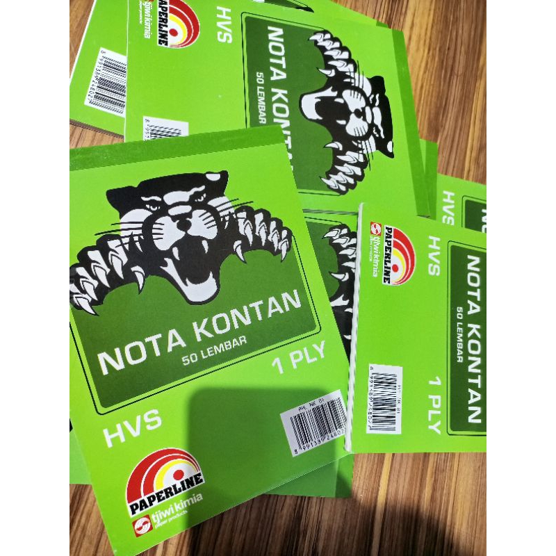 

nota kontan 1 ply( isi 50 lmbr)