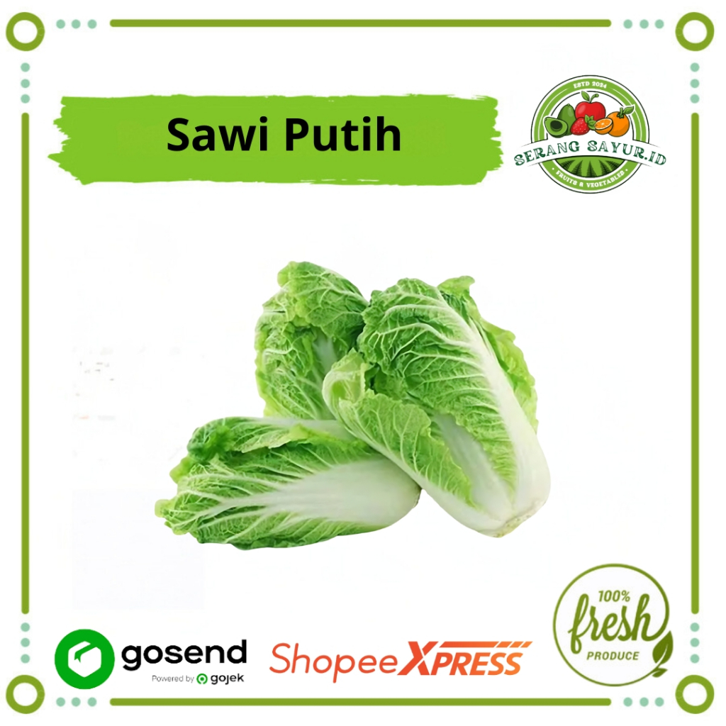 

[INSTAN SERANG] SAWI PUTIH 250 GR