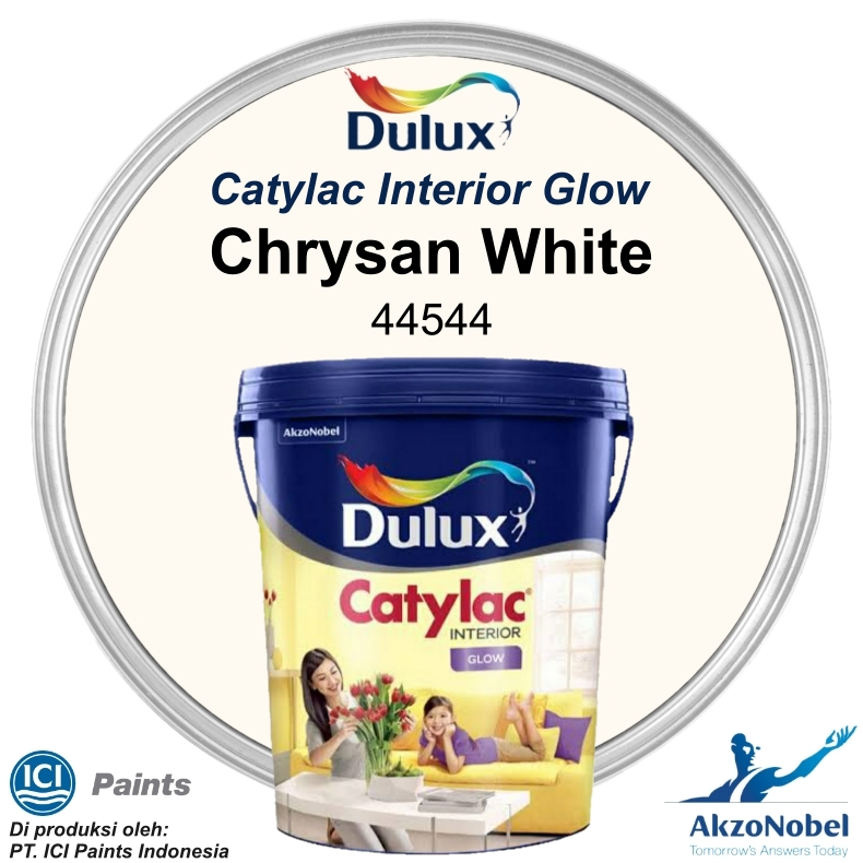CAT DULUX CATYLAC GLOW 22 KG - CHRYSAN WHITE 44544