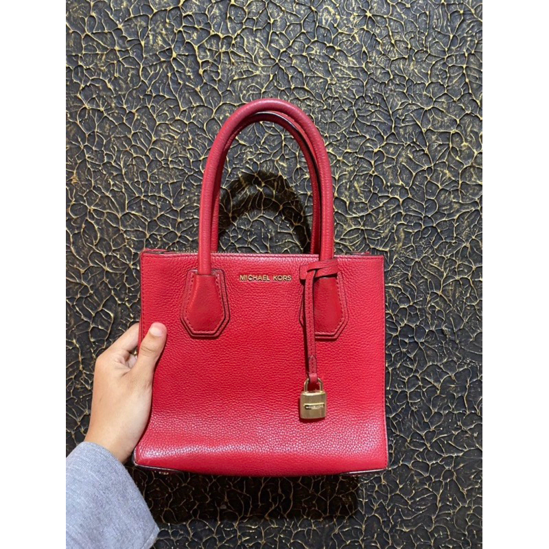 Michael Kors Mercer Merah, Mk original preloved