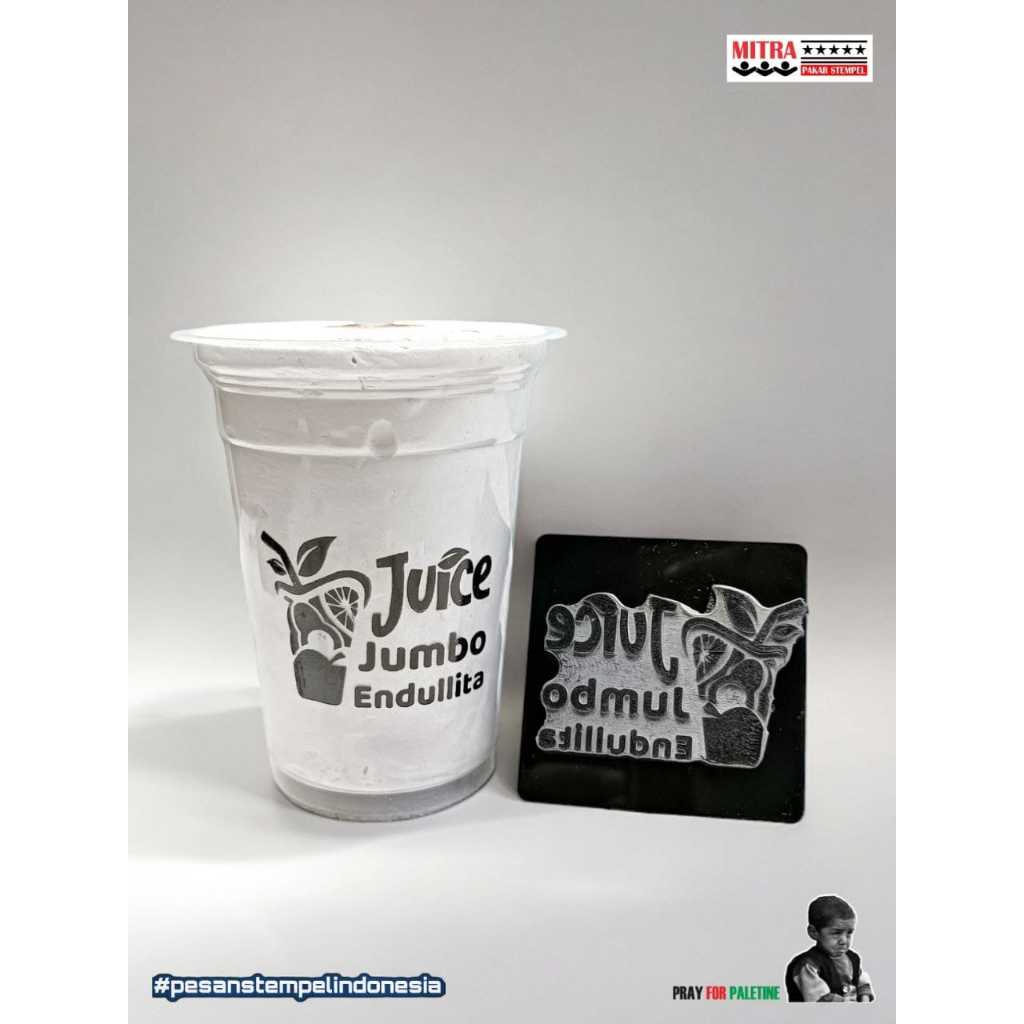 

Stempel Cup Plastik Ukuran Standart 6x6