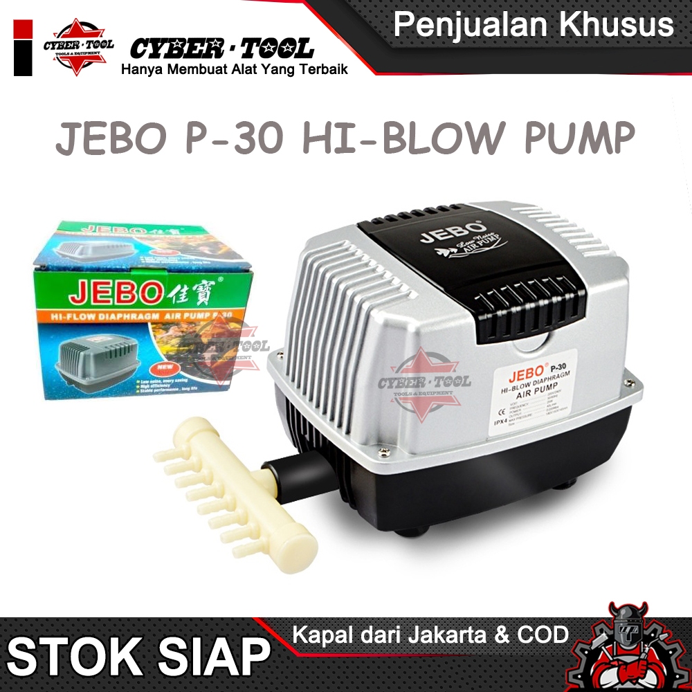 Termurah Aerator Kolam Jebo P30 / Pompa Udara Jebo P 30