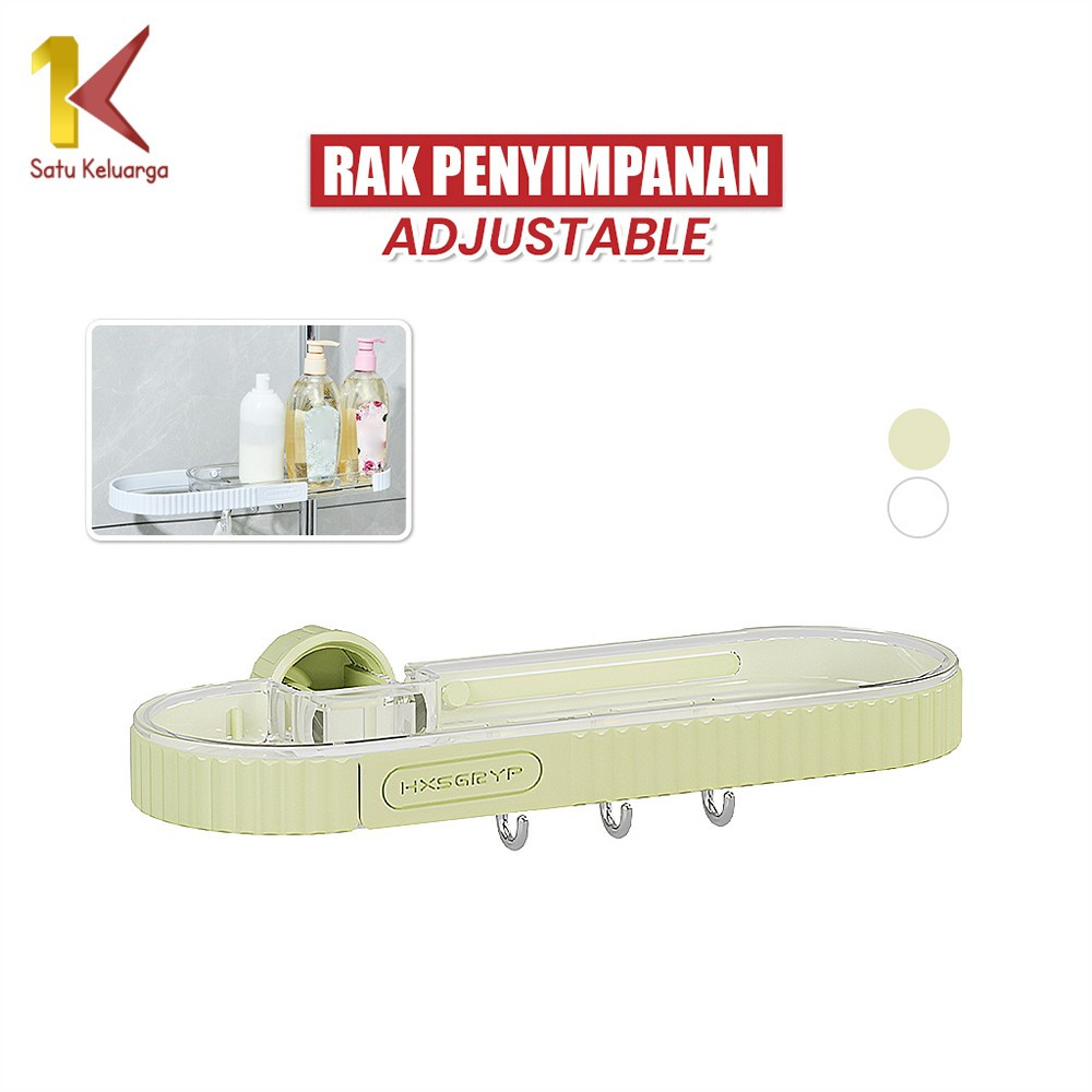 Satu Keluarga Rak Gantung Keran Air Wastafel C1064 Storage Rack Kitchen Sink Drain Rack Adjustable T