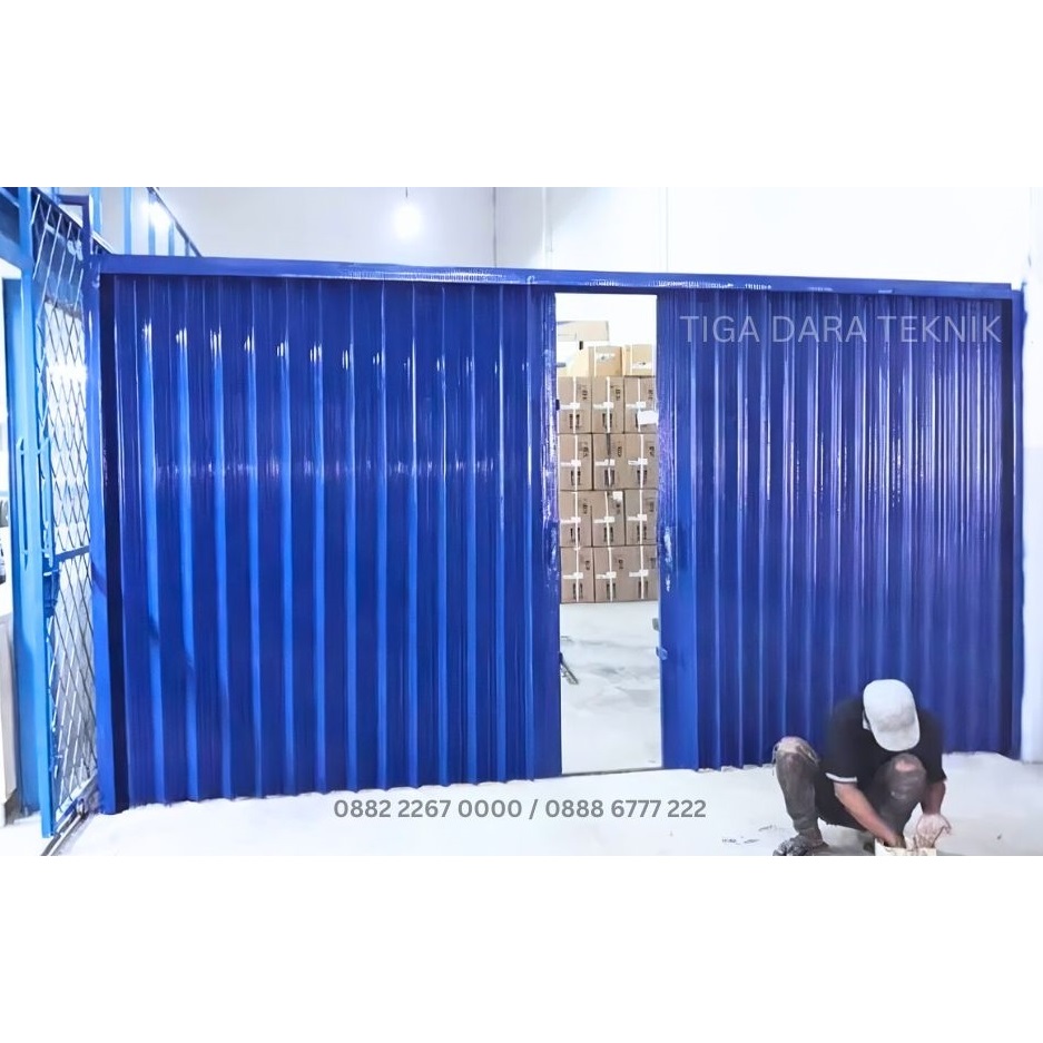 Folding Gate pasang dan service di bandung, harga per meter Tiga dara teknik