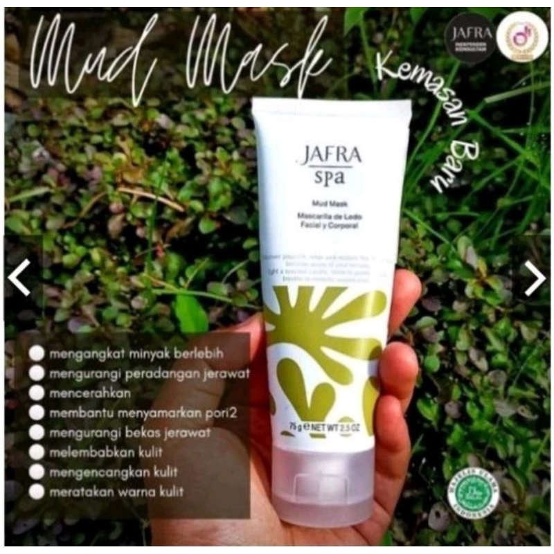 Mud mask jafra | masker lumpur | masker jerawat & flek