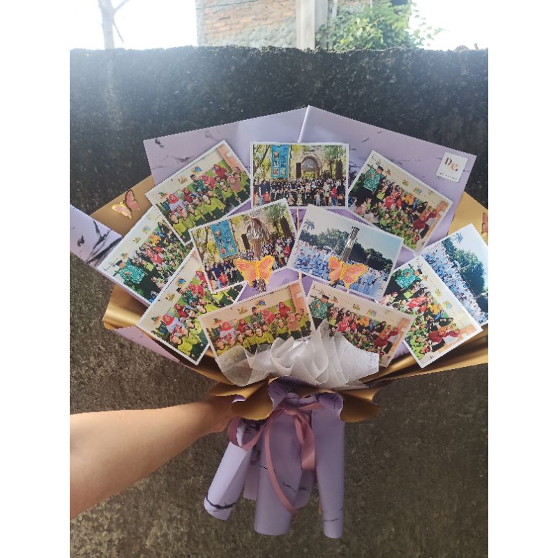 

Buket Foto/Buket Perpisahan/Buket Guru/Buket wisuda/Hadiah/Hampers/kado/souvenir