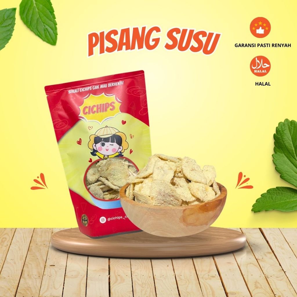 

Keripik Pisang Susu Vanilla 200 gram