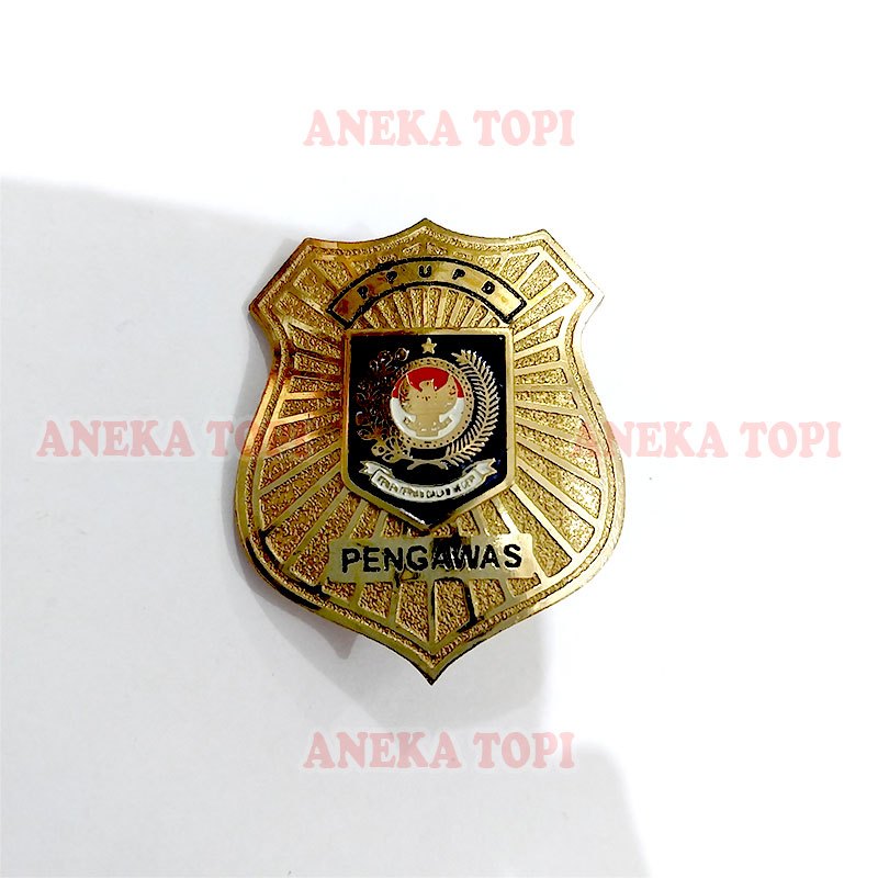 Lencana PPUPD Magnet Pin Logo Pengawas PPUPD Kecil - Aneka Topi