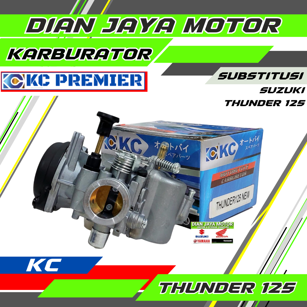 Karburator Thunder 125 KC Premier Karbu Suzuki Thunder 125 New Carburator  DJM Dian Jaya Motor
