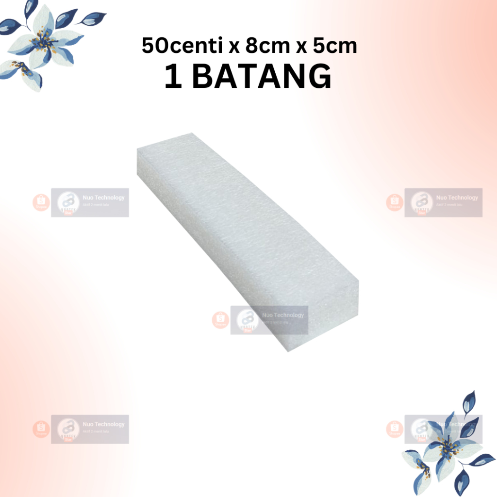 Busa Elastis 50x8x5cm Busa BungaOasis Kering Bunga Busa Dekorasi Foam Bunga Busa Oasis Kering