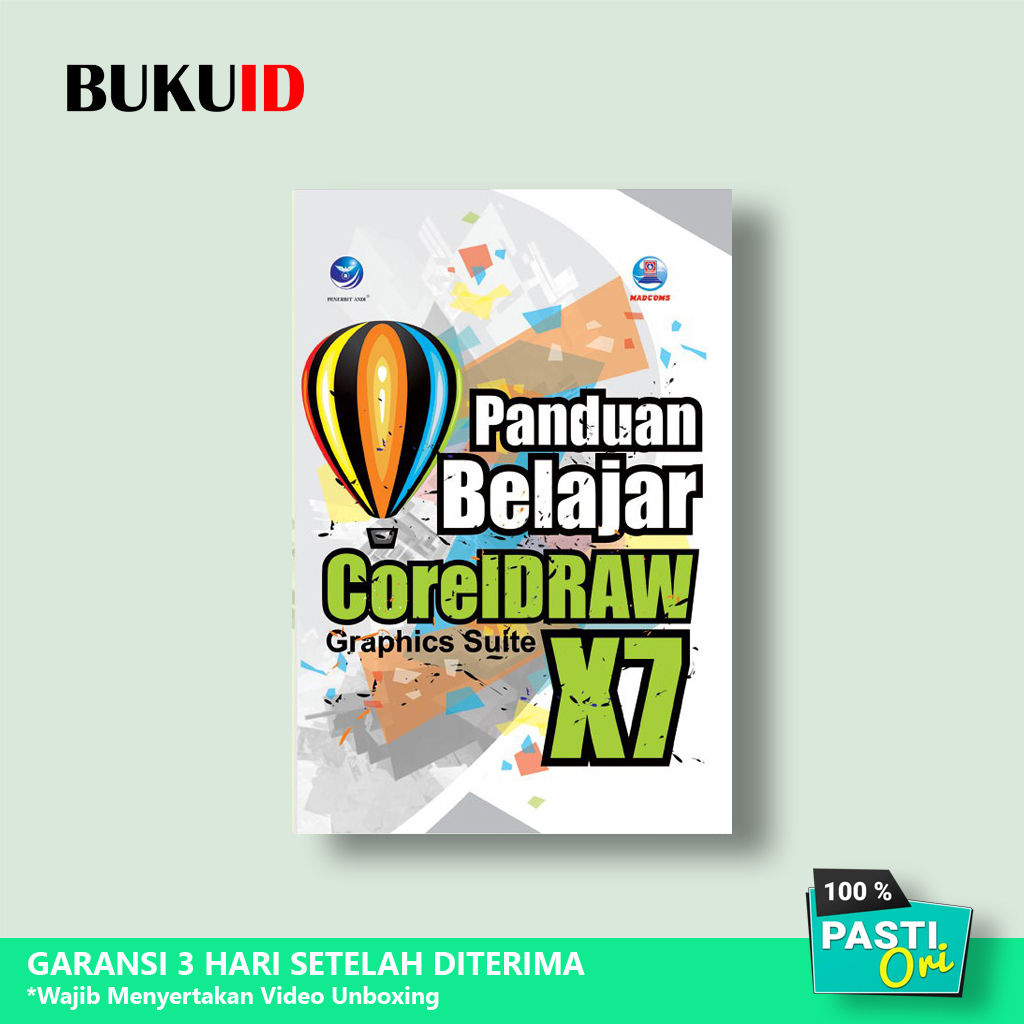 Buku Panduan Belajar CorelDraw X7 Graphics Suite - Original
