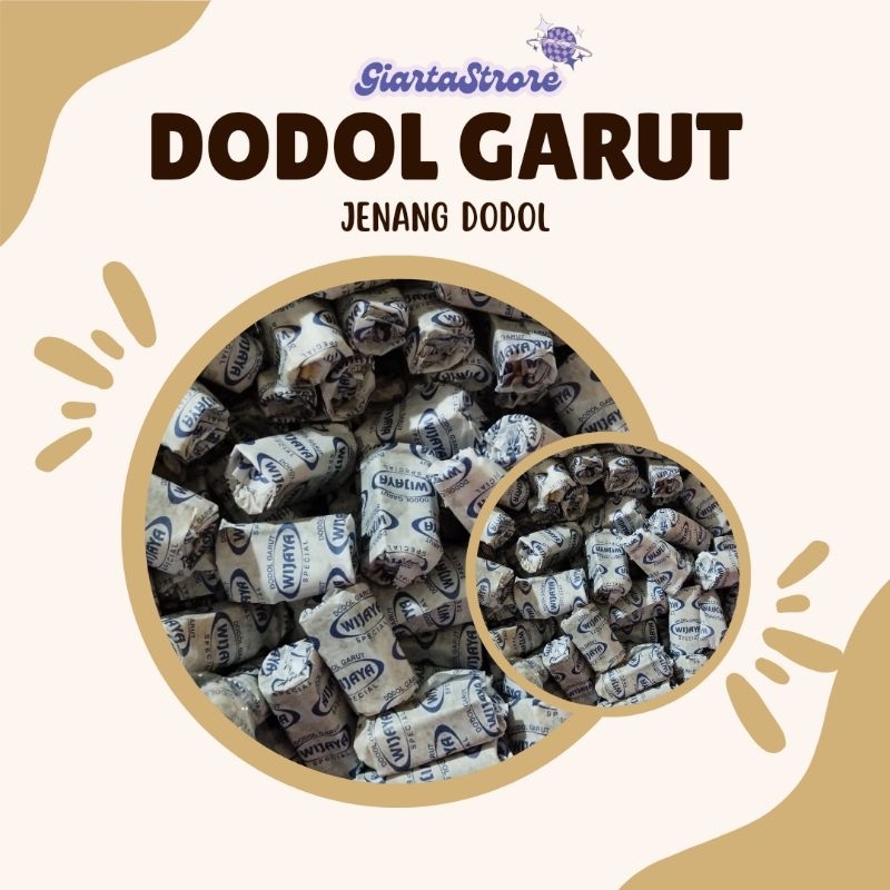 Dodol Garut Original 1kg Jenang Dodol/Camilan Tradisional Enak