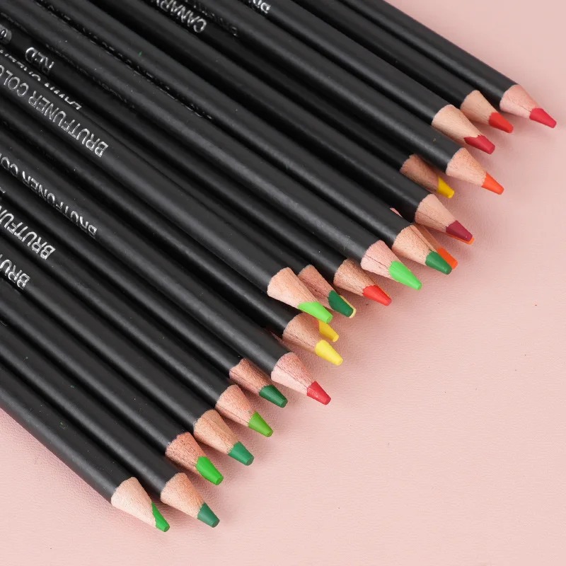 

YUH Brutfuner 72 / 120 / 180 Colors Professional Wood soft lead 3.8 mm Oil Colored Pencils Set For