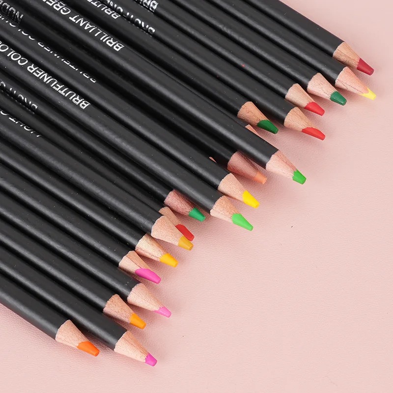 

HJK Brutfuner 72 / 120 / 180 Colors Professional Wood soft lead 3.8 mm Oil Colored Pencils Set For