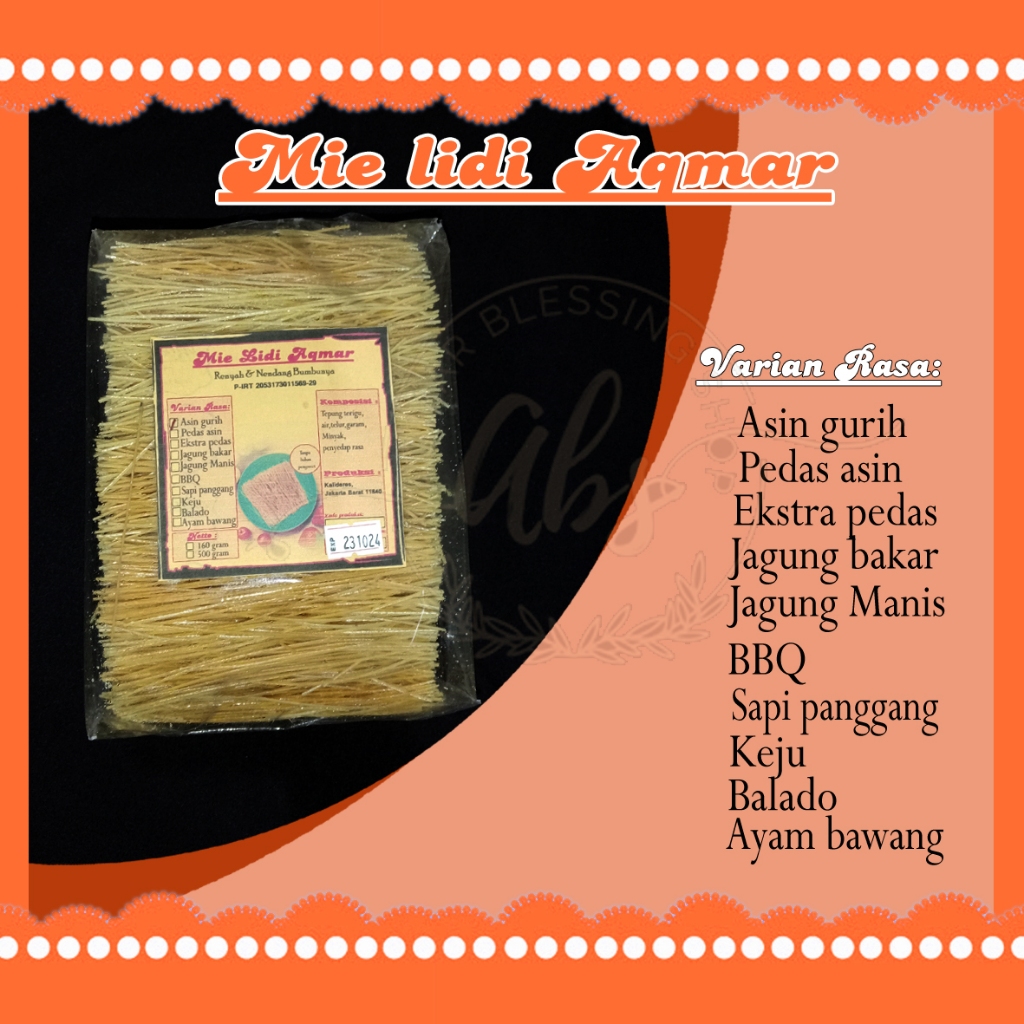 

mie lidi aneka rasa kiloan 500 gram / mie lidi pedas 1 kg