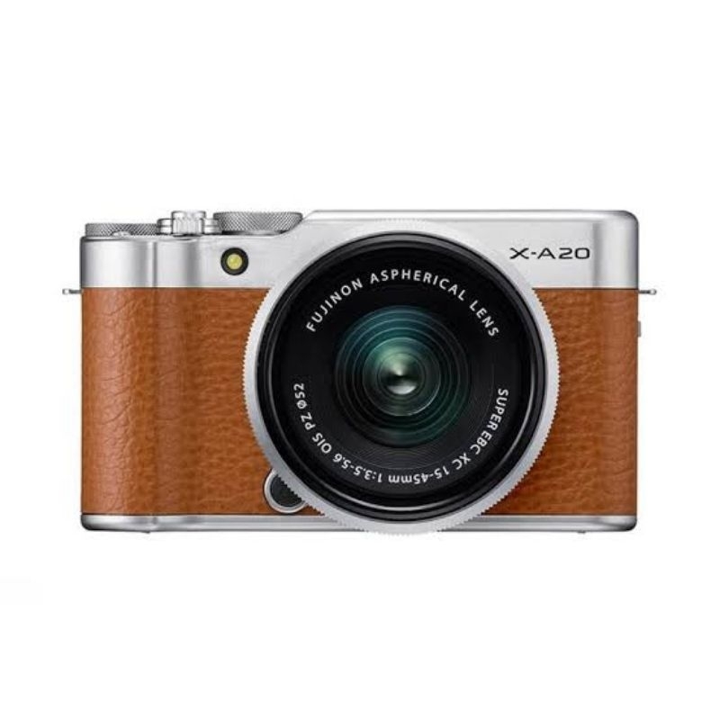 Kamera Fujifilm XA-20 kit 15-45mm Brown second (garansi)