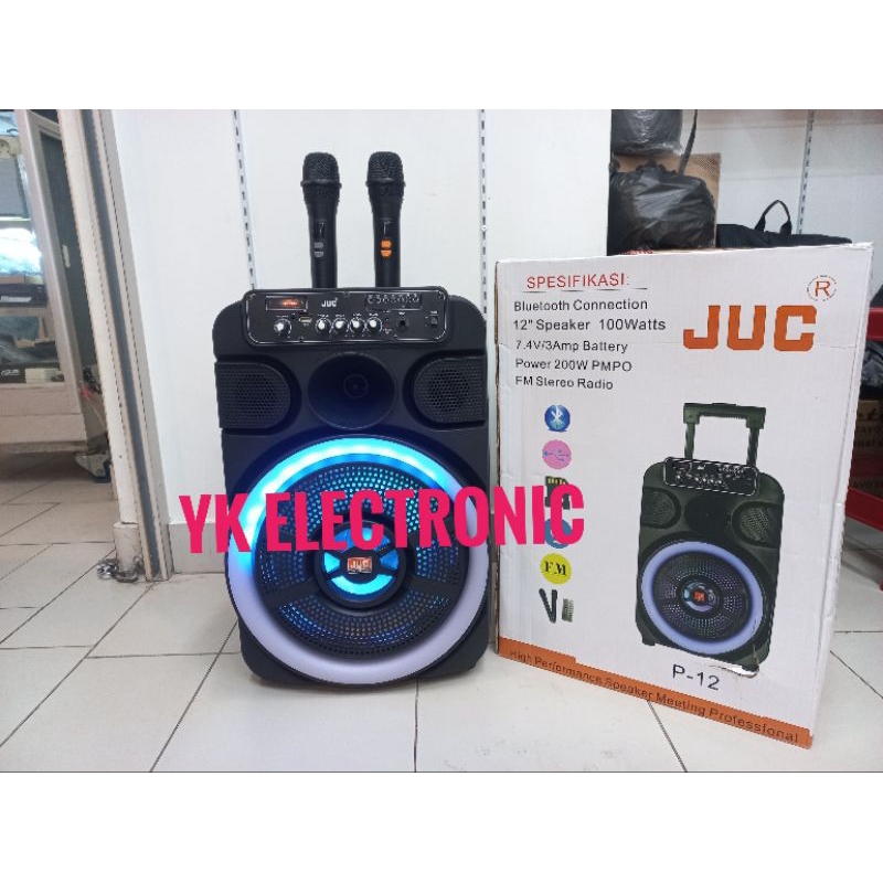 speaker aktif portable 12 inch bluetooth JUC P12