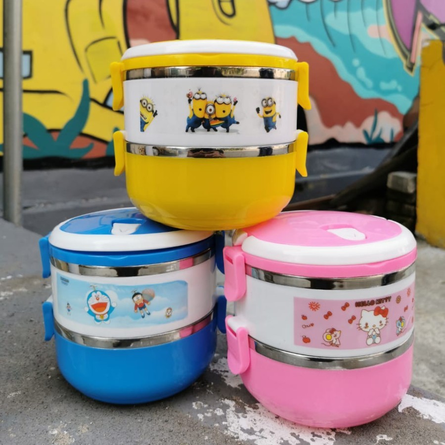 RANTANG STAINLESS 2 SUSUN KARAKTER