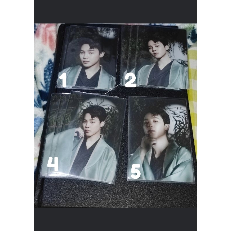 BTS OFFICIAL MINI PHOTOCARD DALMAJUNG 2021 2022 SUGA JIMIN