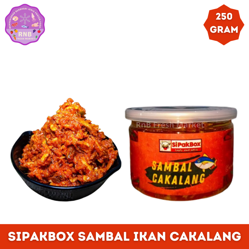 

SipakBox Sambal Ikan Cakalang Netto 250 Gram