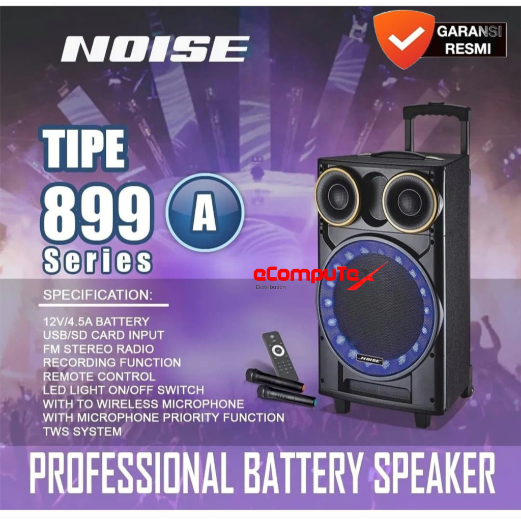 SPEAKER NOISE 899 A SERIES NOISE SPEAKER 12" INCH PROFESSIONAL BATTERY 899-A ORIGINAL - GARANSI RESM