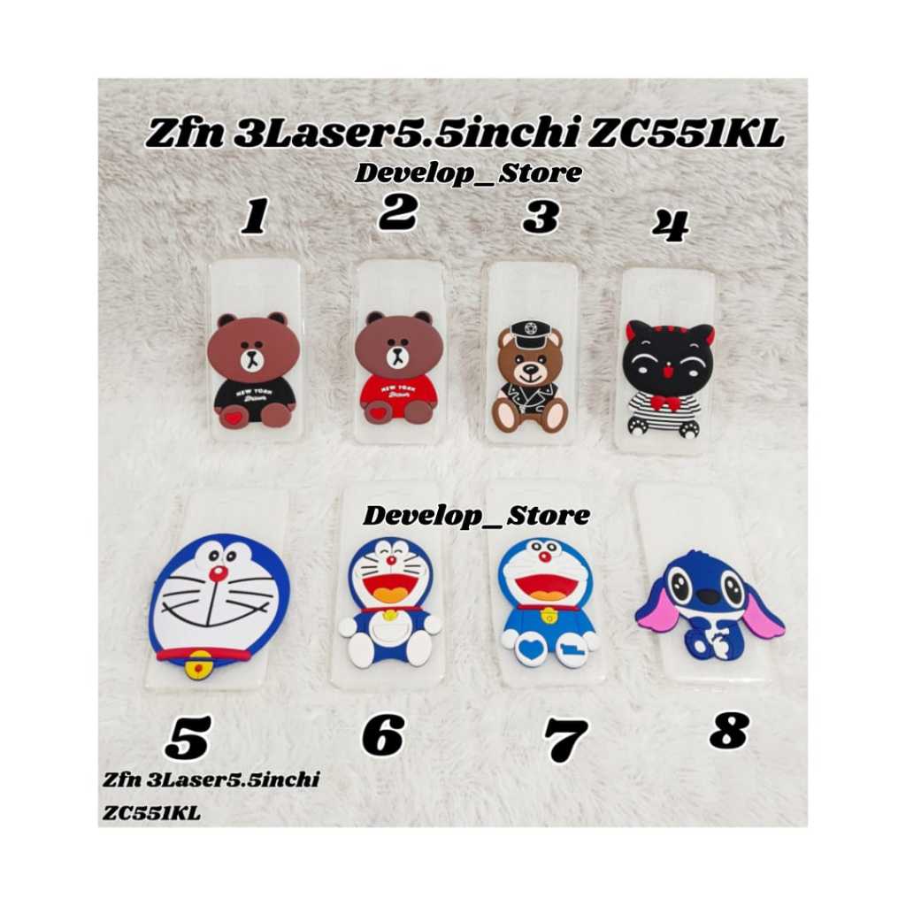 SoftCase Silicon Motif Zenfone 3 Laser 5.5inchi ZC551KL / Zenfone 3Laser5.5inchi ZC551KL Tpu Case Ca