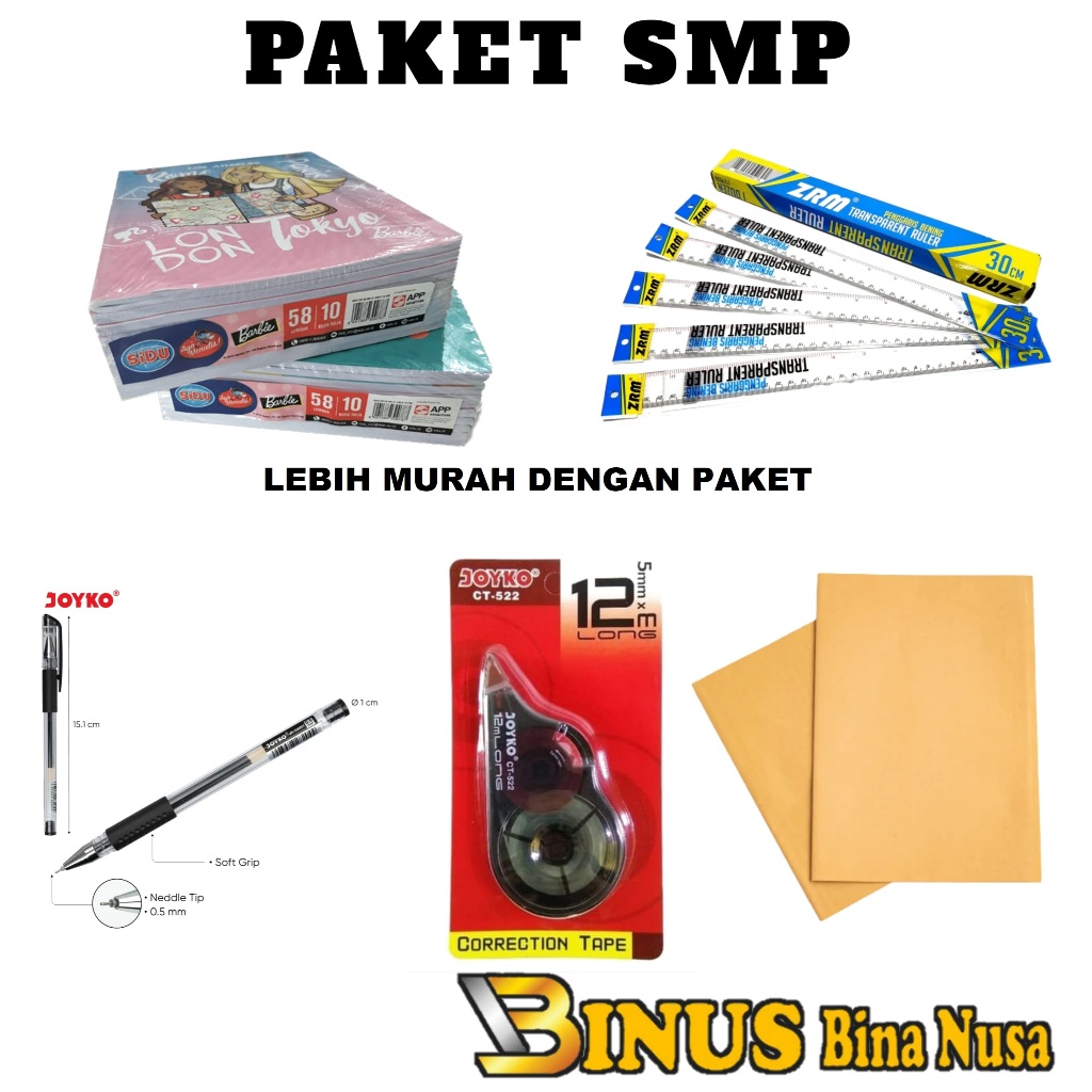 PAKET ATK SMP LENGKAP